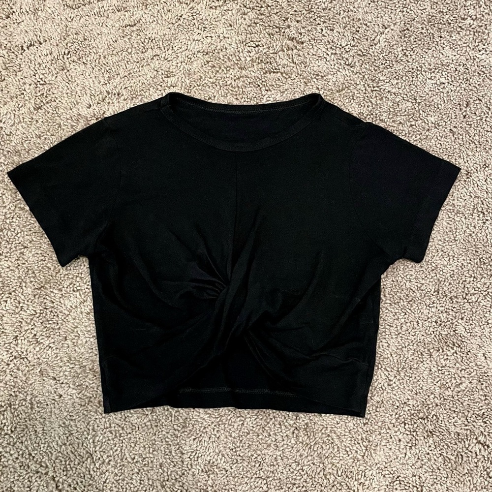 Black Crop Top Sz S